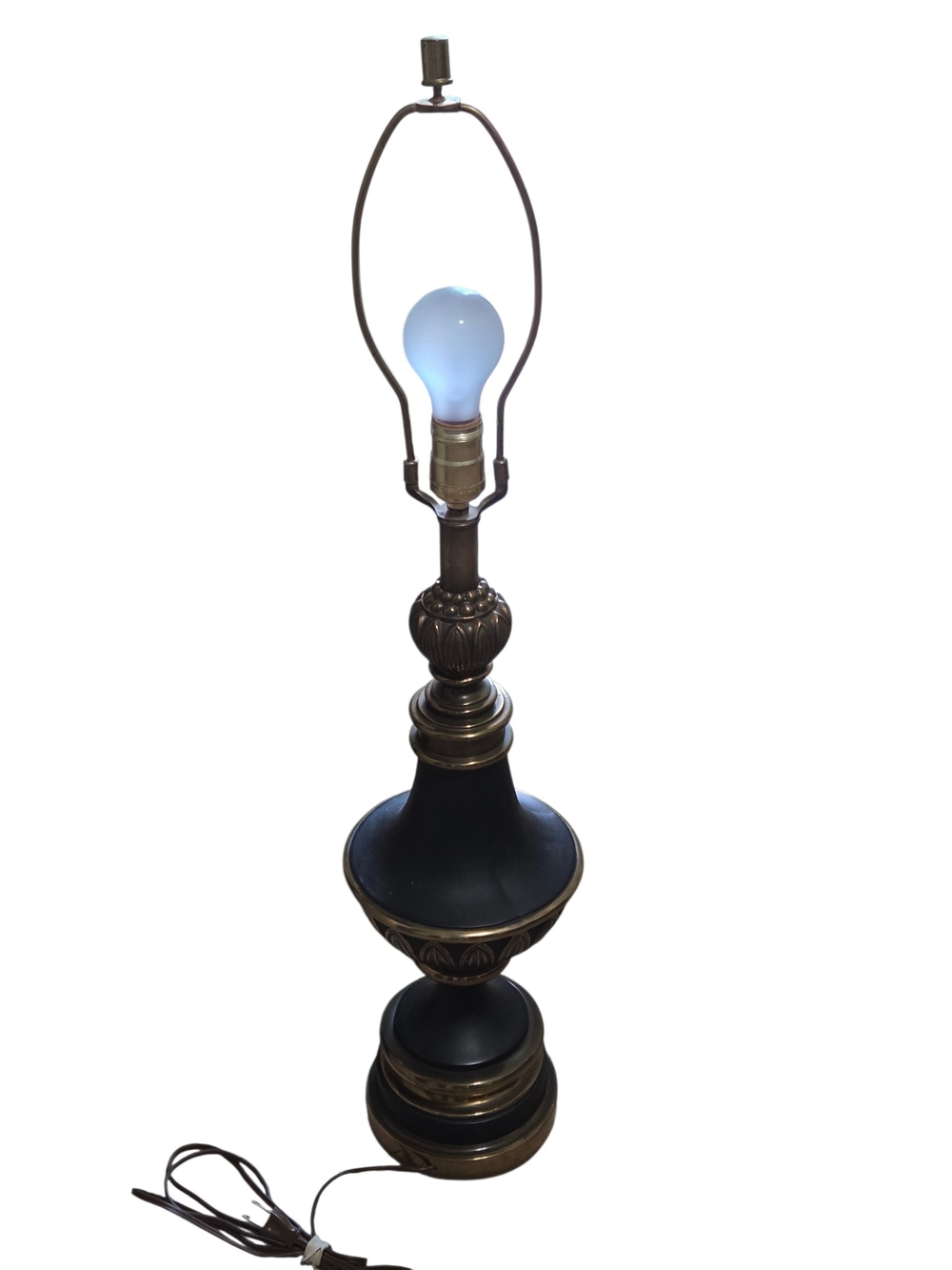 Classic Black and Brass Table Lamp - Elegant Home Accent